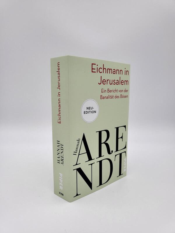 Innenansicht des Buches „Eichmann in Jerusalem“