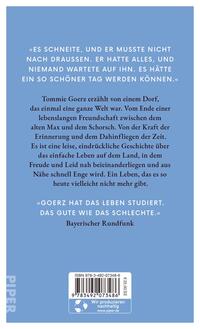 Rückansicht des Buches „Im Schnee“ 