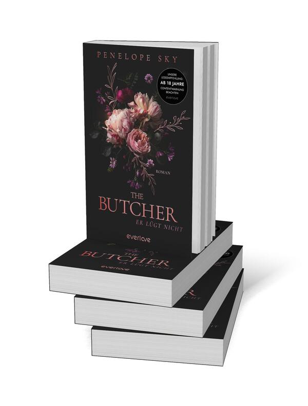 Bücherstapel des Buches „The Butcher – Er lügt nicht“