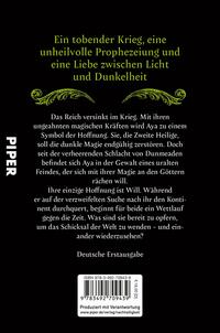 Rückansicht des Buches „The Curse of Gods“