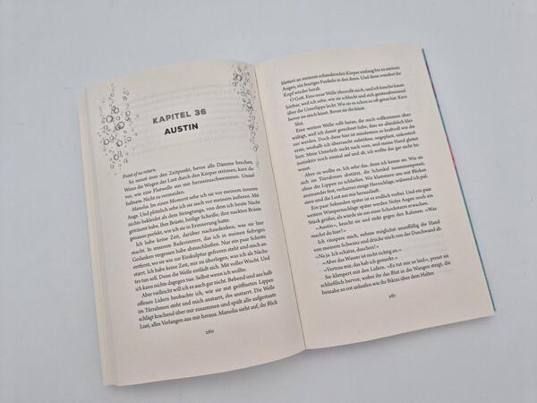 Außenansicht des Buches „Too deep to dive“