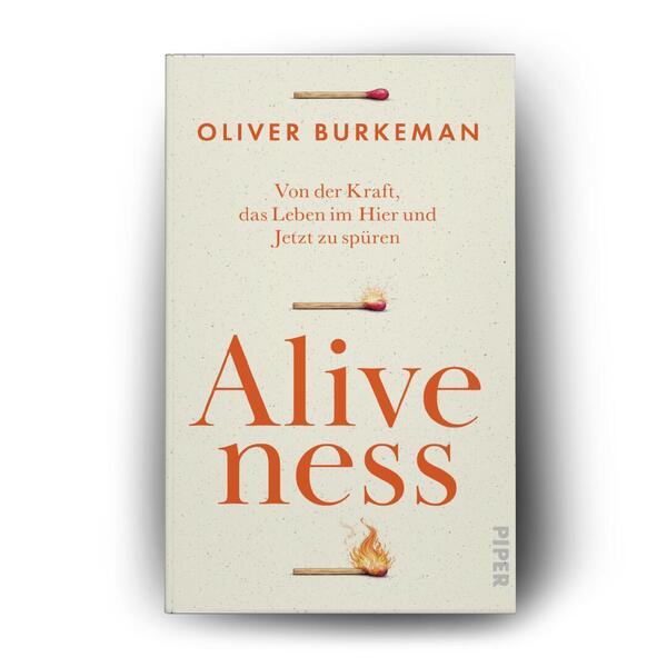 Außenansicht des Buches „ALIVENESS“