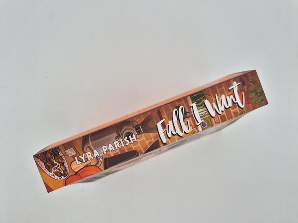 Außenansicht des Buches „Fall I Want“