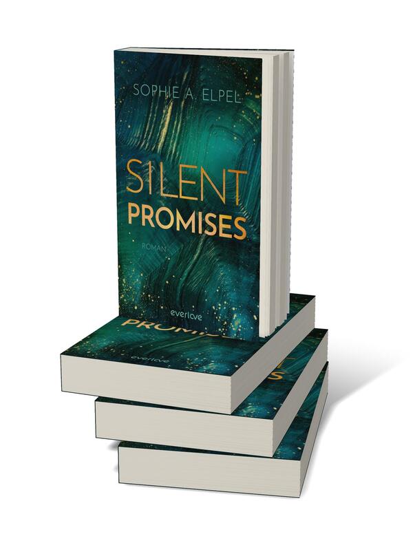 Bücherstapel des Buches „Silent Promises“