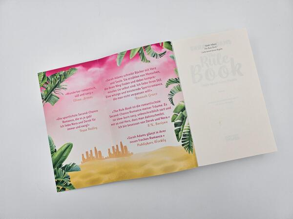 Außenansicht des Buches „The Rule Book – Liebe kennt keine Regeln“
