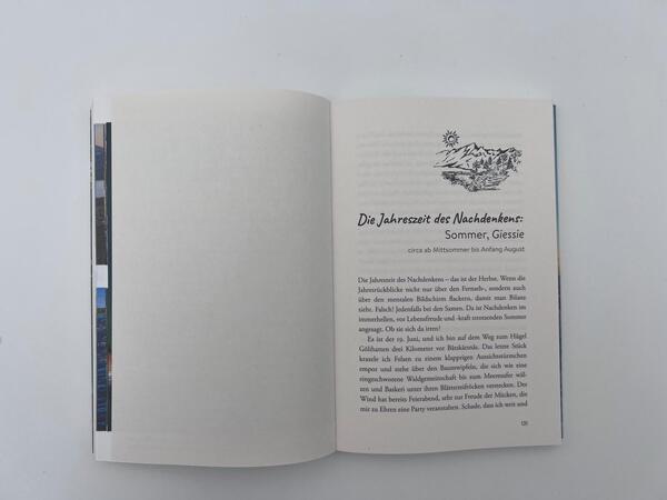 Innenansicht des Buches „Zwischen ewigem Sommer und tiefster Nacht“