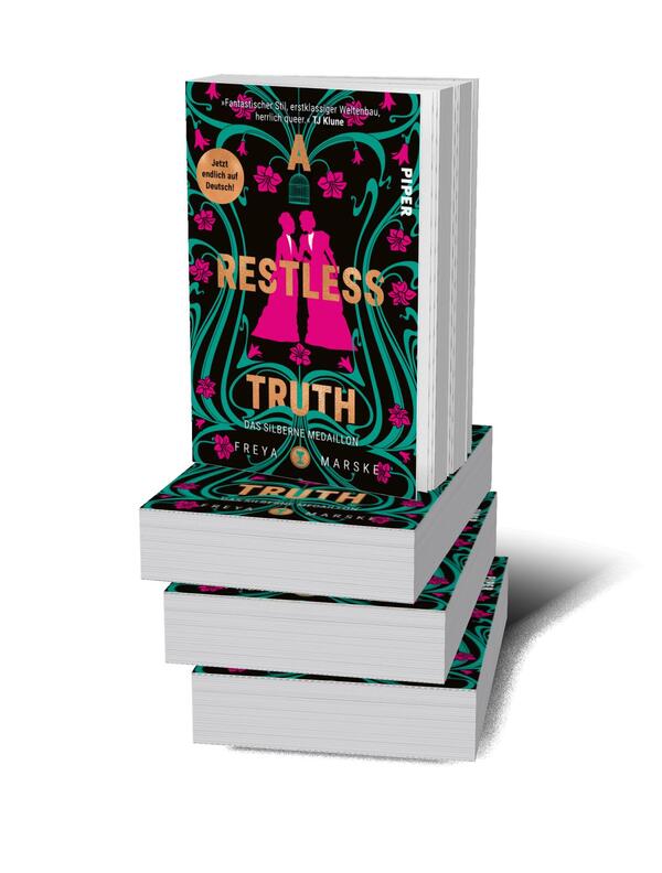 Bücherstapel des Buches „A Restless Truth“