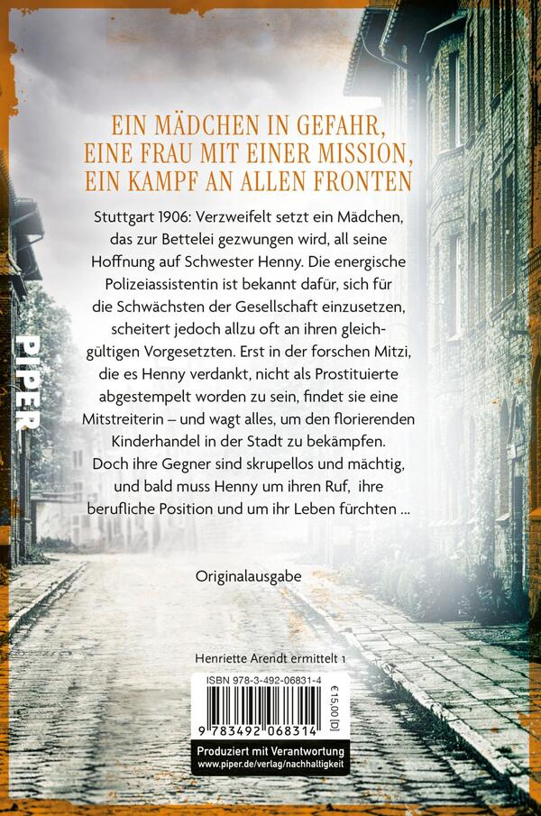 Rückansicht des Buches „Das Bettelmädchen“