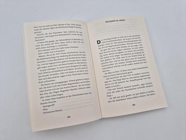 Außenansicht des Buches „Das marokkanische Mädchen“