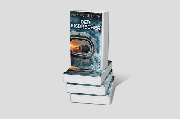 Bücherstapel des Buches „Der Eisbrecher“