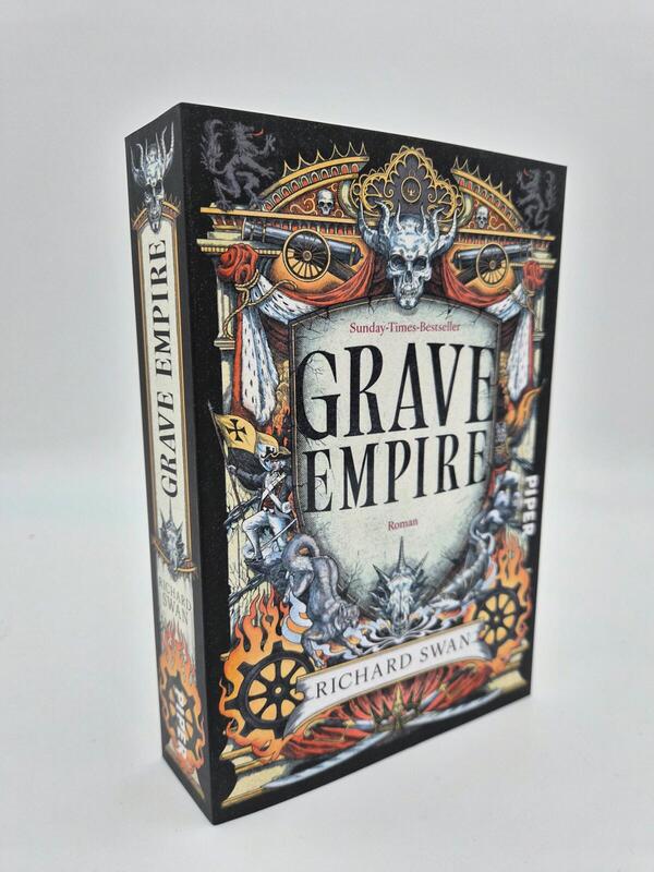 Außenansicht des Buches „Grave Empire“