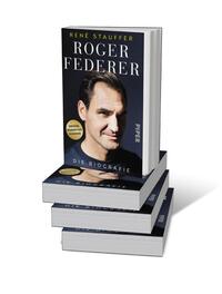 Bücherstapel des Buches „Roger Federer“
