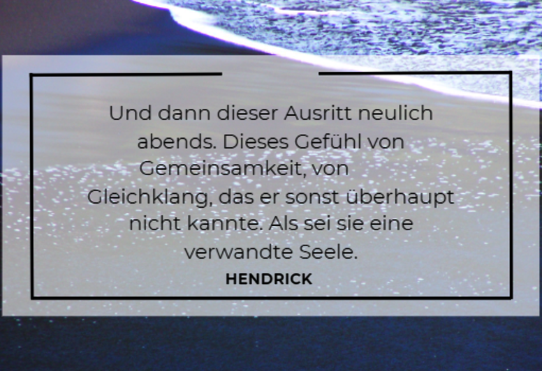 Zitat von Hendrick aus Luise Holthausens „Das kleine Gestüt an der Nordsee“