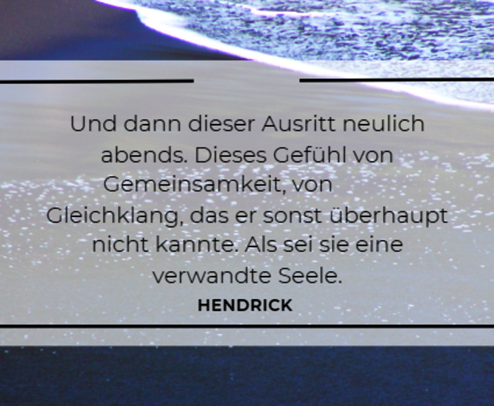 Zitat von Hendrick aus Luise Holthausens „Das kleine Gestüt an der Nordsee“
