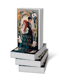 Bücherstapel des Buches „Halls of Ivy and Ink“