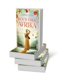 Bücherstapel des Buches „Hoch über Afrika“