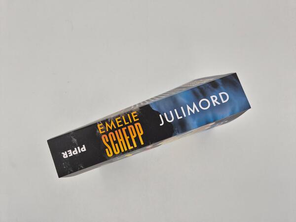 Außenansicht des Buches „Julimord“