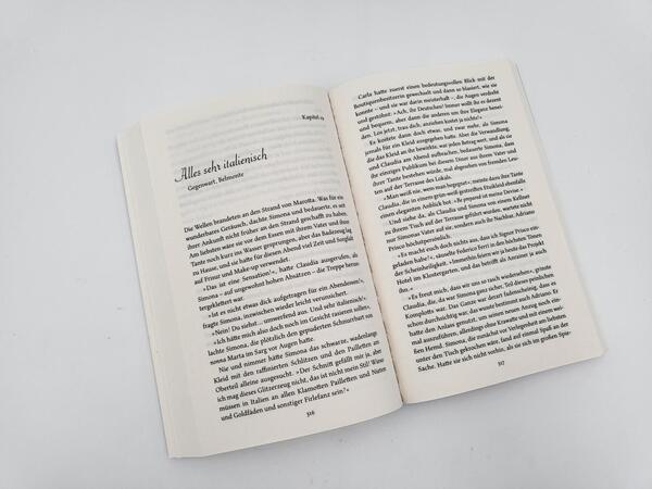Innenansicht des Buches „Santo Fiore“