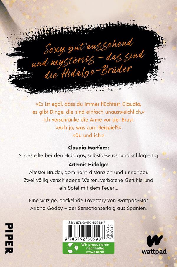 Rückansicht des Buches „Through my Heart – Ich begehre nur dich“