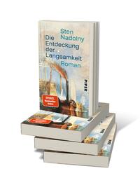 Bücherstapel des Buches „Die Entdeckung der Langsamkeit“