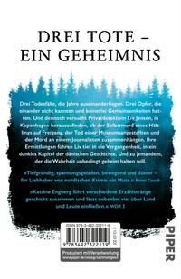 Rückansicht des Buches „Glutspur“