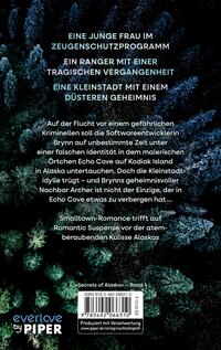 Rückansicht des Buches „Kodiak Echoes – Hide me“