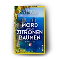Außenansicht des Buches „Mord unter Zitronenbäumen“