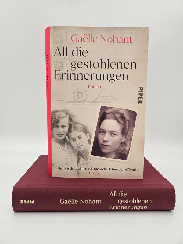 Außenansicht des Buches „All die gestohlenen Erinnerungen“
