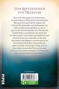 Rückansicht des Buches „Der Traum des Louis Vuitton“ 