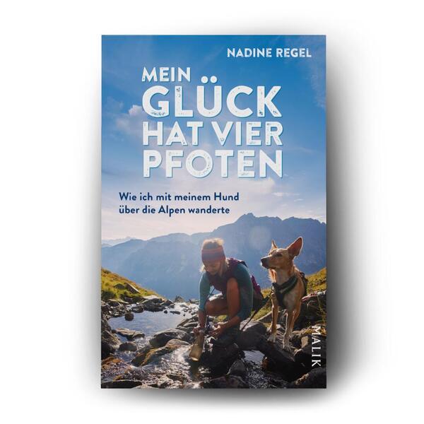 Außenansicht des Buches „Mein Glück hat vier Pfoten“