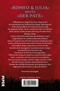 Rückansicht des Buches „Red City“