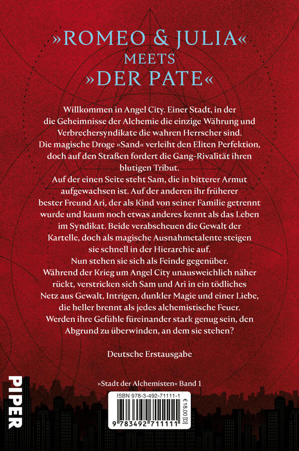 Rückansicht des Buches „Red City“