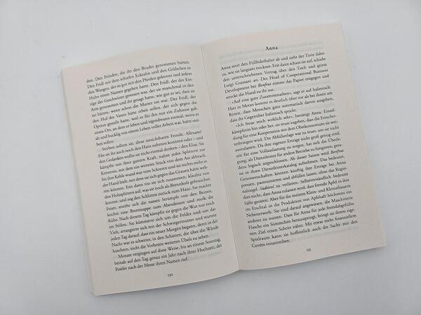 Außenansicht des Buches „Späte Ernte“