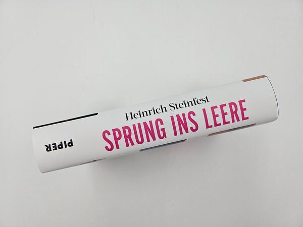 Innenansicht des Buches „Sprung ins Leere“