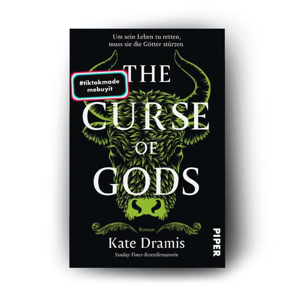 Außenansicht des Buches „The Curse of Gods“