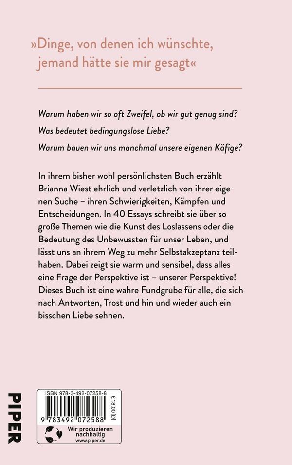 Rückansicht des Buches „The Truth About Everything“