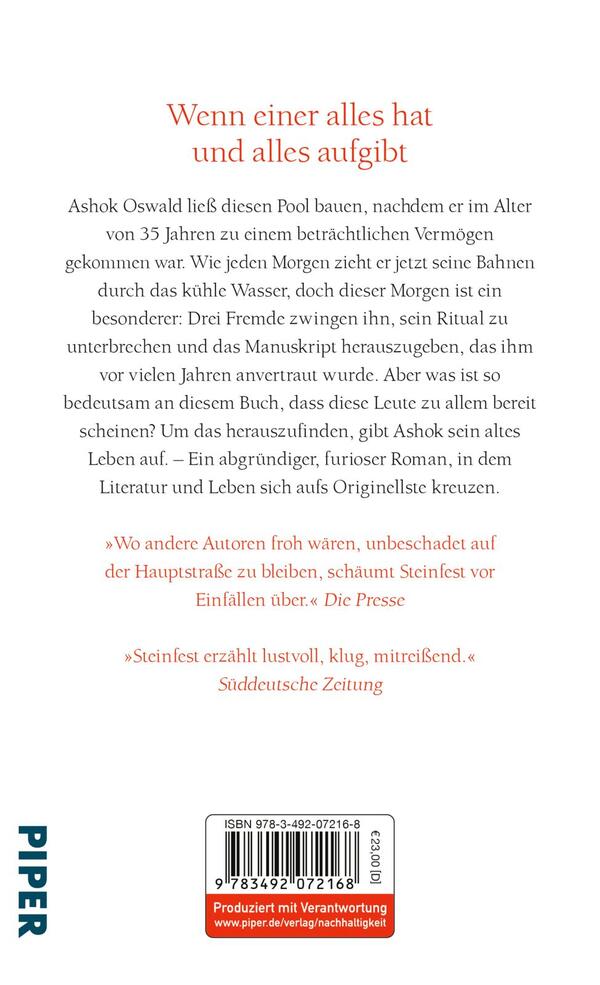 Rückansicht des Buches „Das schwarze Manuskript“