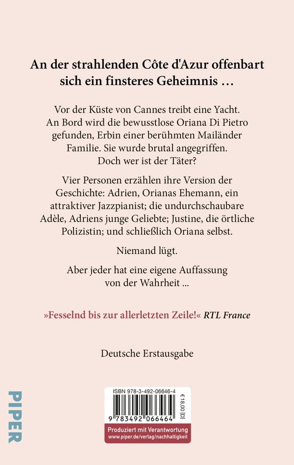 Rückansicht des Buches „Die fremde Frau“