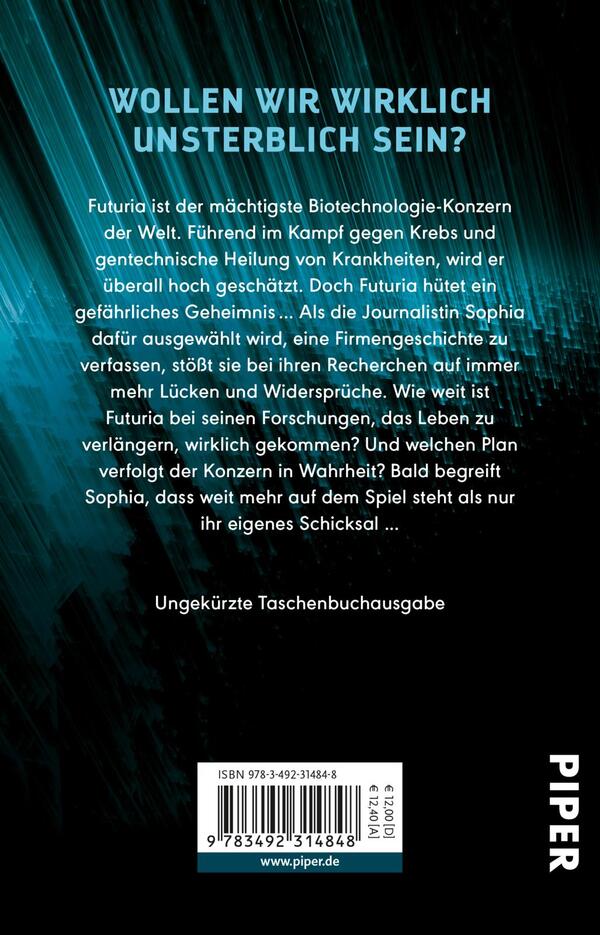 Rückansicht des Buches „Ewiges Leben“