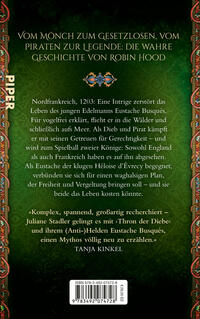 Rückansicht des Buches „Thron der Diebe“