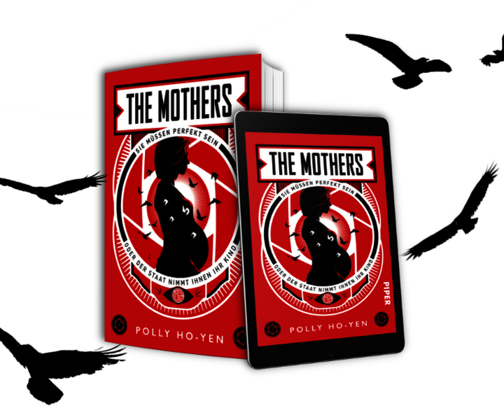 Ho-Yens „The Mothers“ als Buch und ebook mit schwarzen Vogelsilhouetten