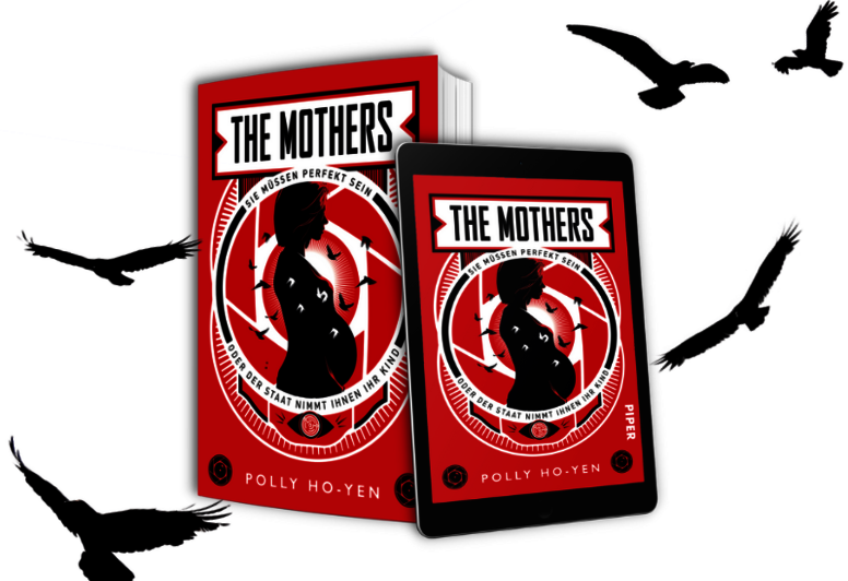 Ho-Yens „The Mothers“ als Buch und ebook mit schwarzen Vogelsilhouetten