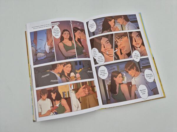 Außenansicht des Buches „Call me by your Name“