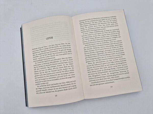 Außenansicht des Buches „Die Schlucht“