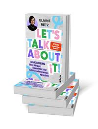 Bücherstapel des Buches „Let’s talk about it!“