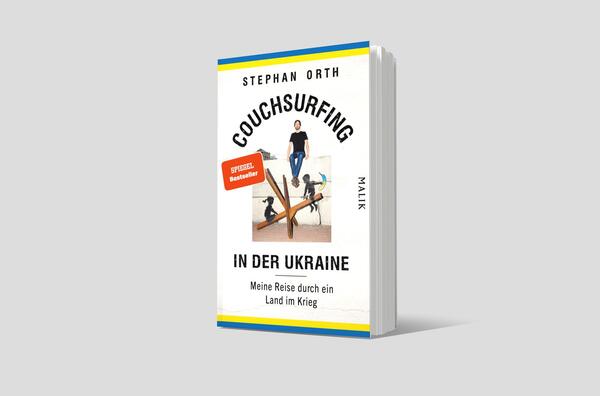 Außenansicht des Buches „Couchsurfing in der Ukraine“