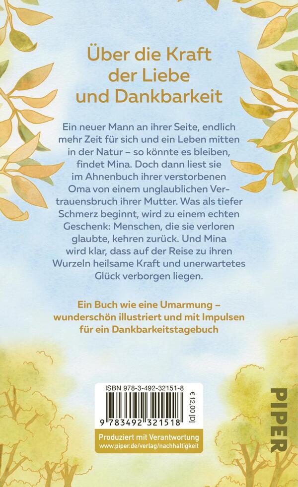 Rückansicht des Buches „Dein Glück kommt von Herzen“