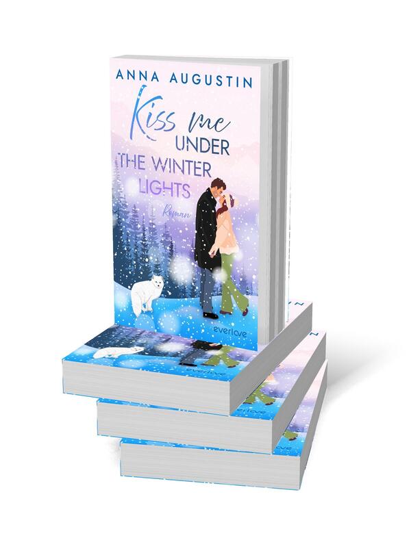 Bücherstapel des Buches „Kiss me under the Winter Lights“