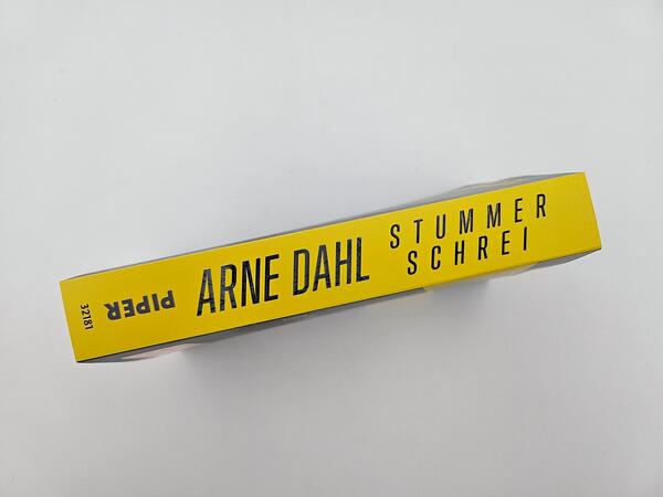 Außenansicht des Buches „Stummer Schrei“