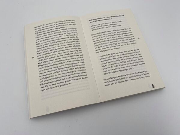 Innenansicht des Buches „Das bleibt in der Familie“
